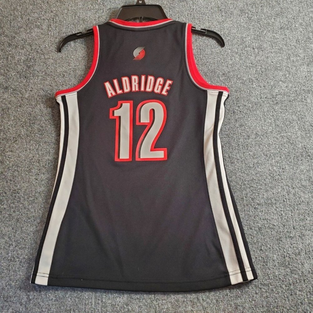 Adidas NBA 4her Womens Small Portland Trail Blazers Lamarcus Aldridge #12 Jersey